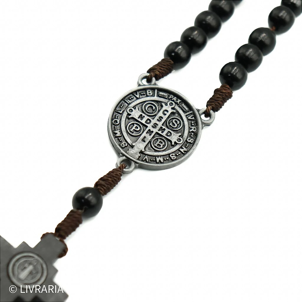 Adorno de Carro Dezena de São Bento Preta Medalha Ônix - Image 3