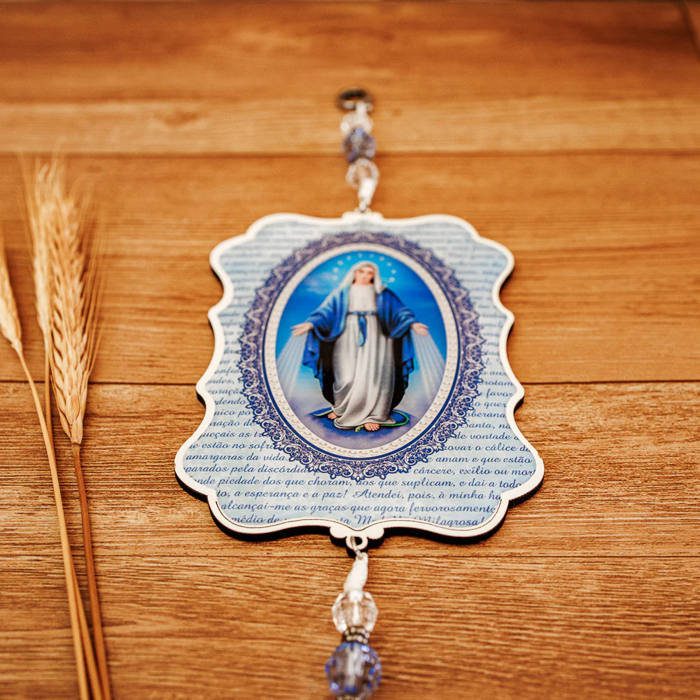 Adorno de Porta Moldado Nossa Senhora Das Graças - Image 3