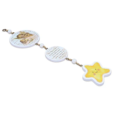 Adorno Infantil Anjo da Guarda Com Estrela - Image 2