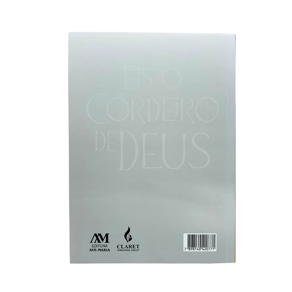 Bíblia Sagrada Ave-Maria Capa Eis o Cordeiro de Deus - Branca - Image 4