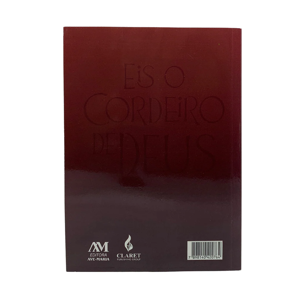 Bíblia Sagrada Ave-Maria - Capa Eis o Cordeiro de Deus Vermelha - Image 3