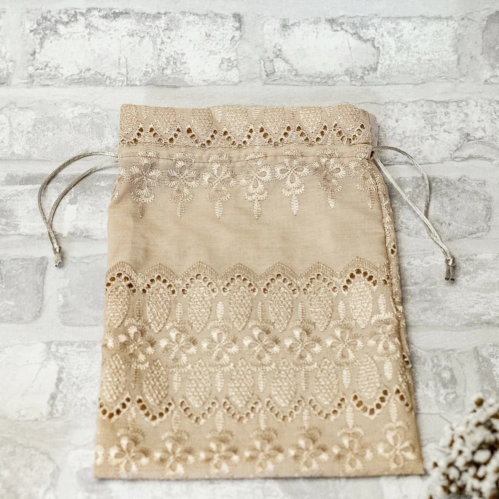 Bolsa de Tecido Para Veu Marfim - Image 4