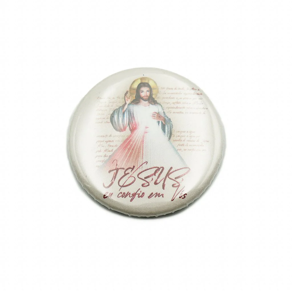 Boton Jesus eu confio em vós