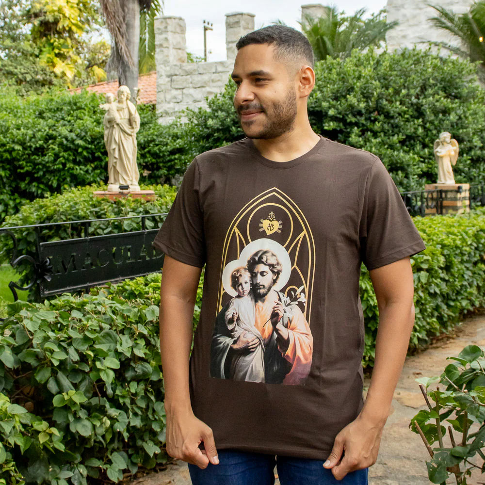 Camiseta de São José Marrom - Image 4
