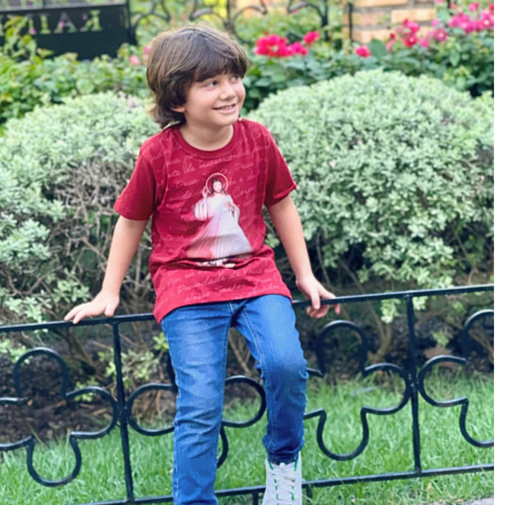 Camiseta Jesus eu confio em Vós - Infantil - Image 5