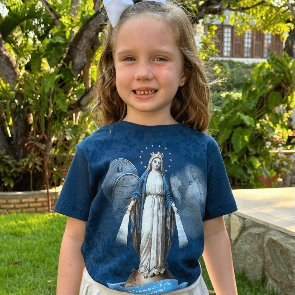 Camiseta Nossa Senhora das Graças - Infantil - Image 4