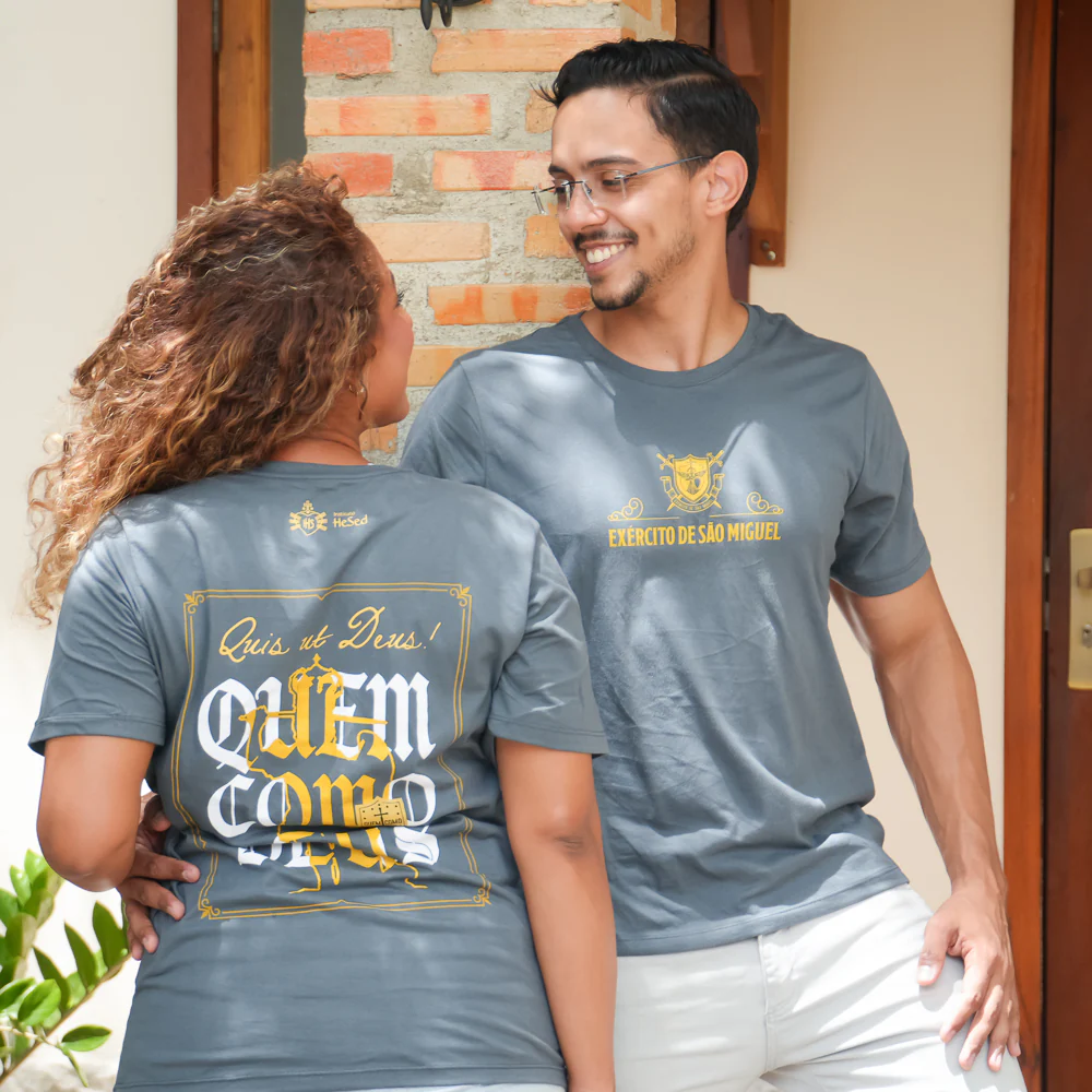 Camiseta Quem como Deus - Exército de São Miguel - Hesed - Image 5