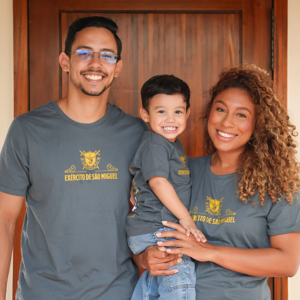 Camiseta Quem como Deus - Exército de São Miguel Infantil - Hesed - Image 6