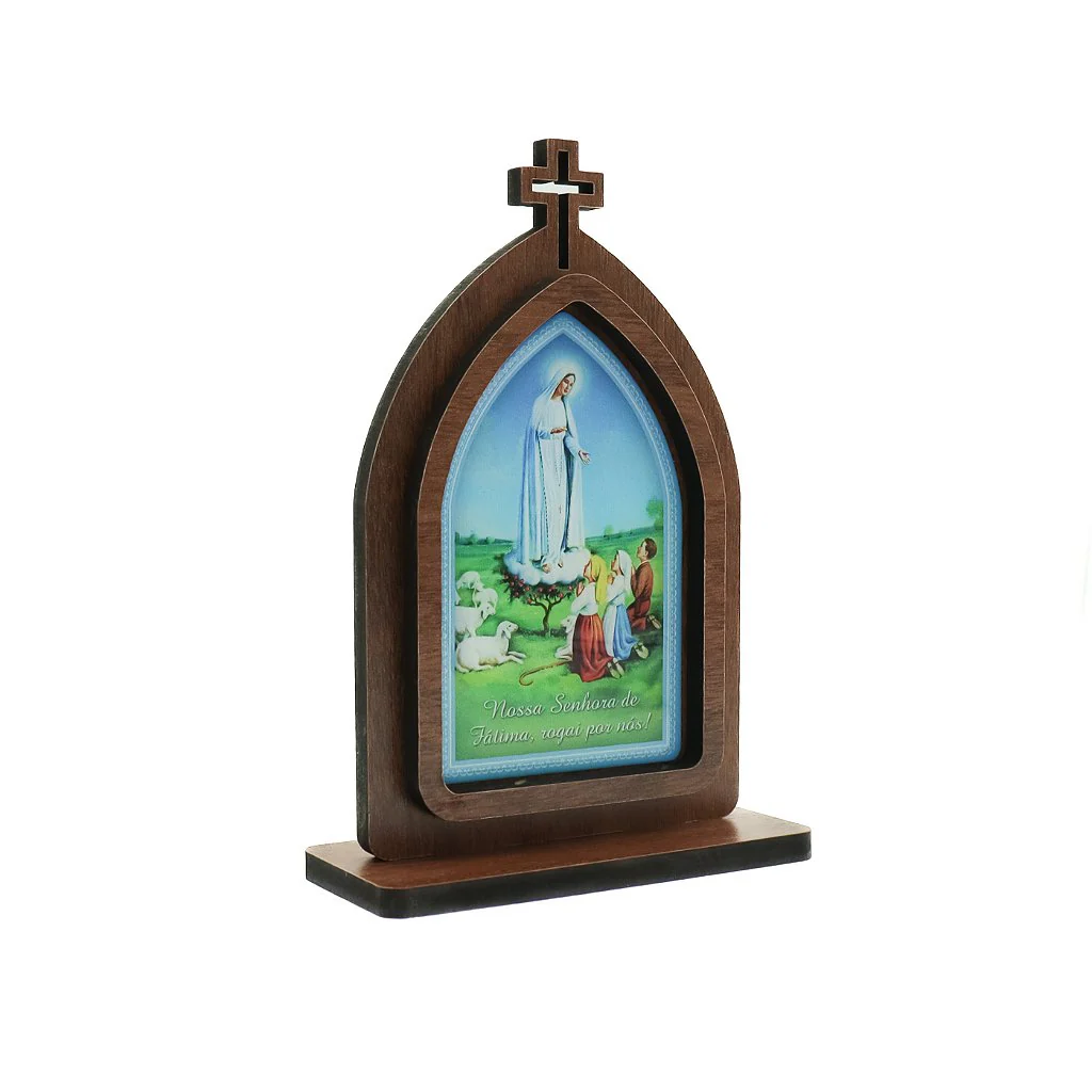 Capela de Nossa Senhora de Fátima 15 cm - MDF - Image 2