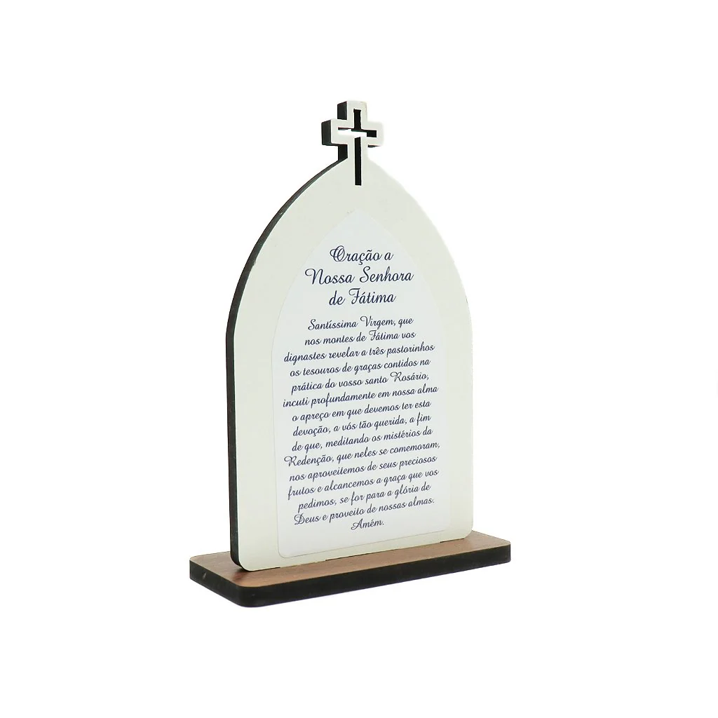 Capela de Nossa Senhora de Fátima 15 cm - MDF - Image 3