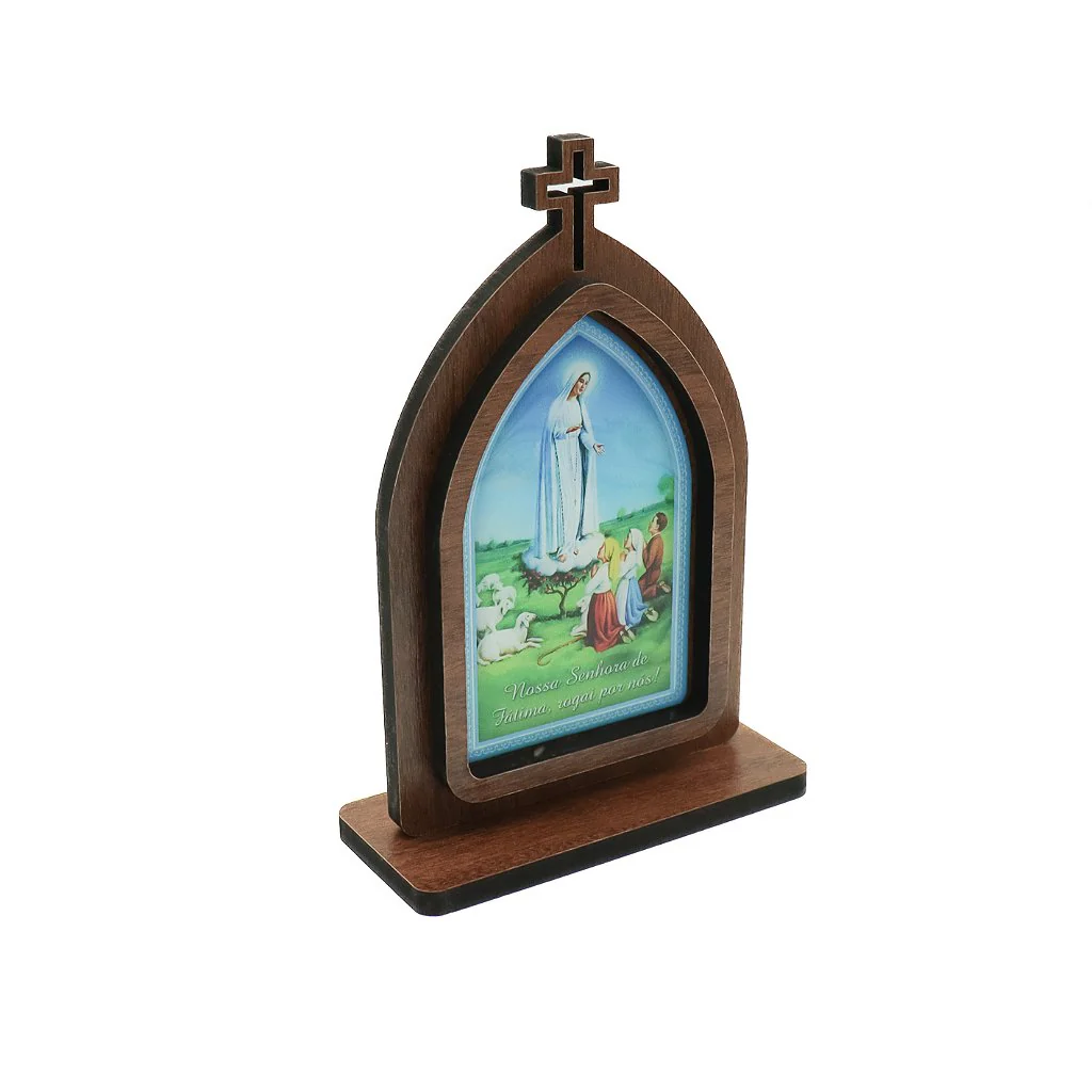 Capela de Nossa Senhora de Fátima 15 cm - MDF - Image 4