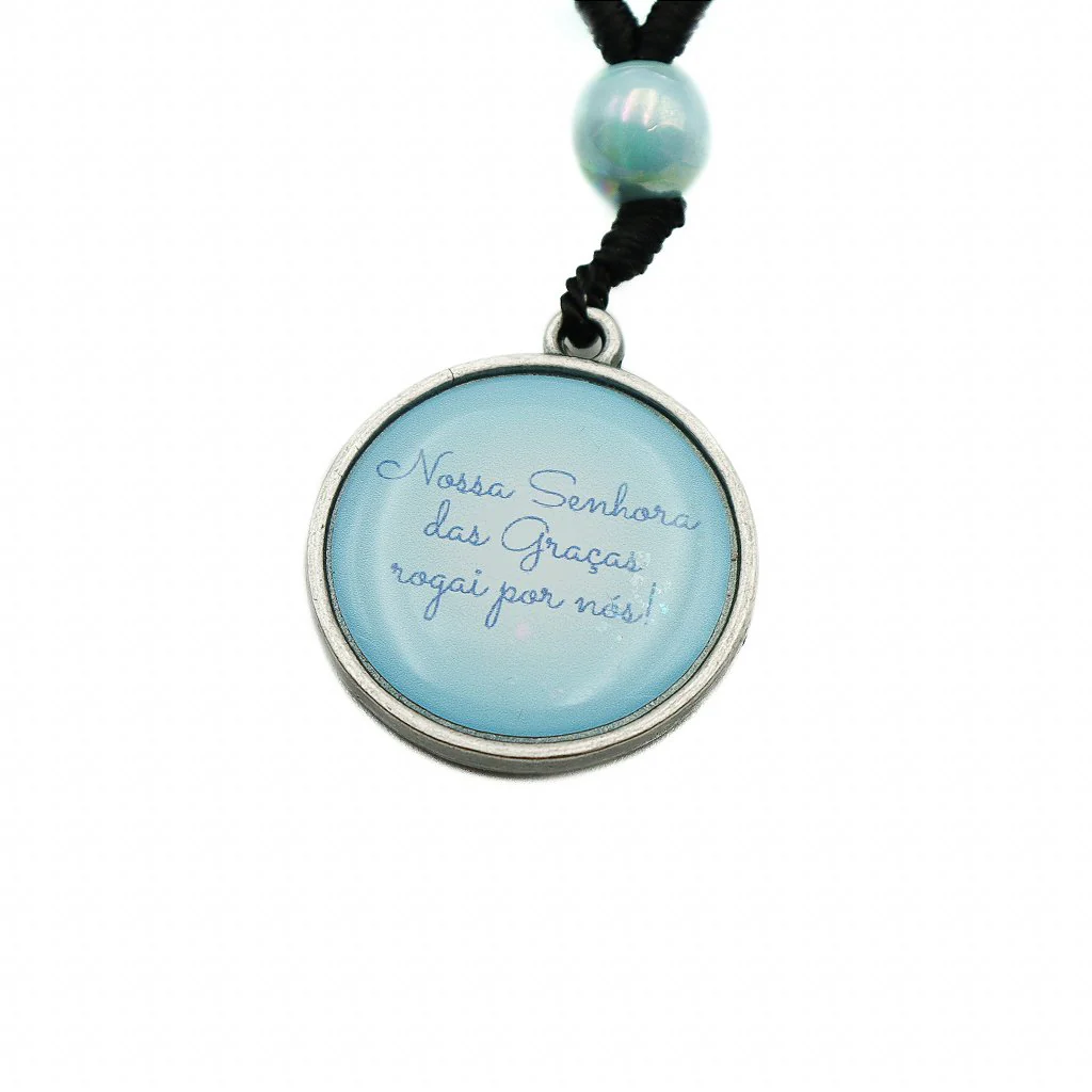 Chaveiro Dezena Com Medalha Resinada Nossa Senhora das Graças - Image 3