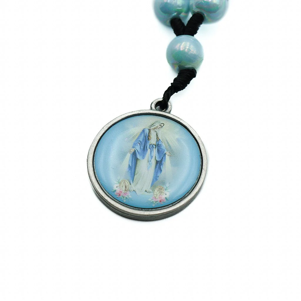 Chaveiro Dezena Com Medalha Resinada Nossa Senhora das Graças - Image 4