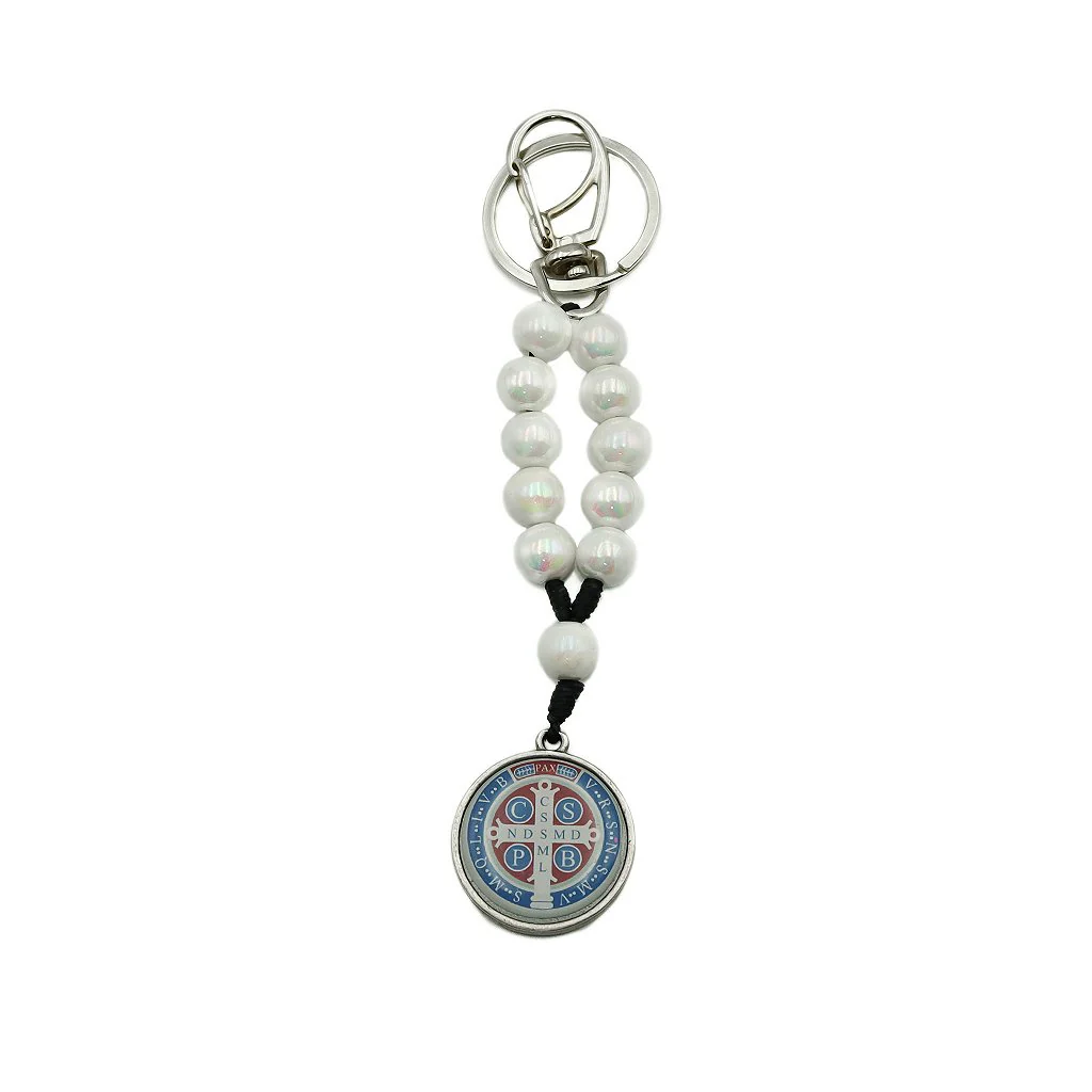 Chaveiro Dezena Com Medalha Resinada São Bento - Image 2