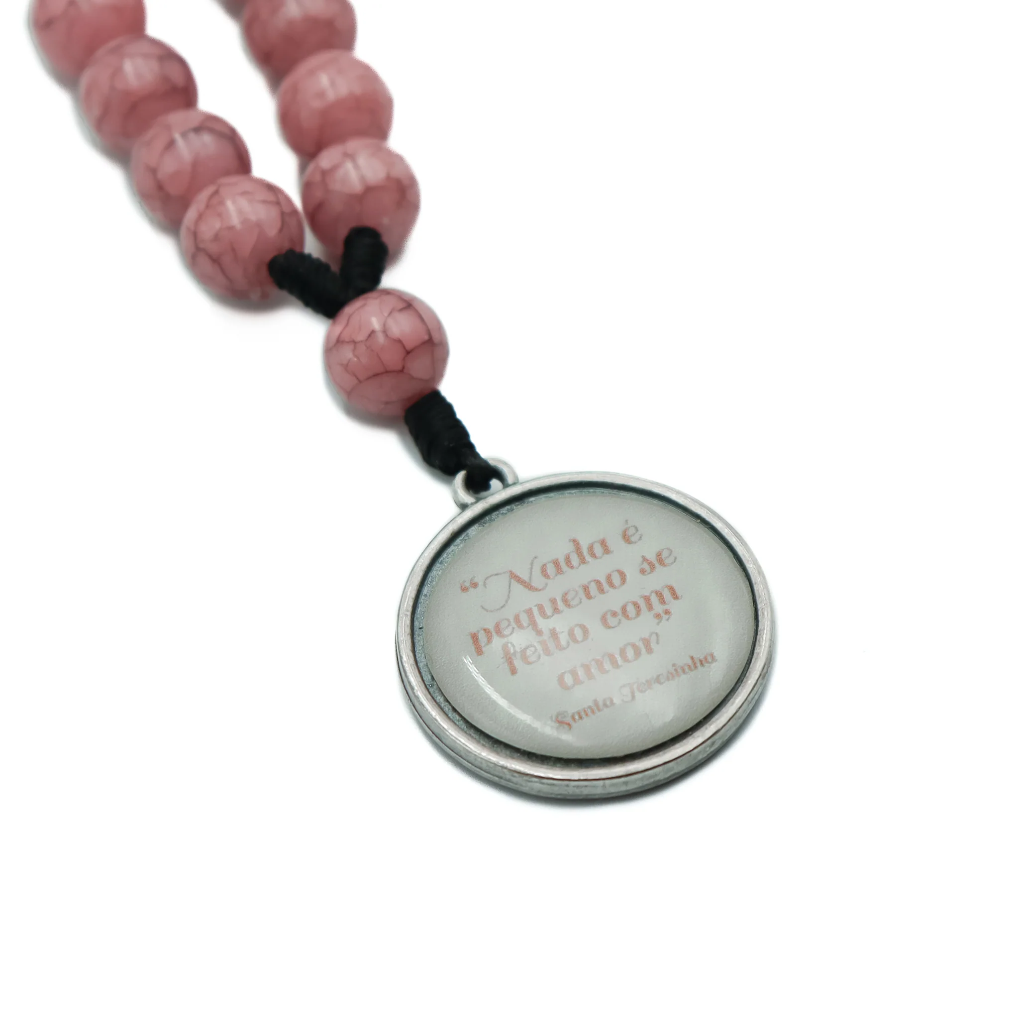 Chaveiro Dezena Com Medalha Resinada Santa Teresinha - Image 6