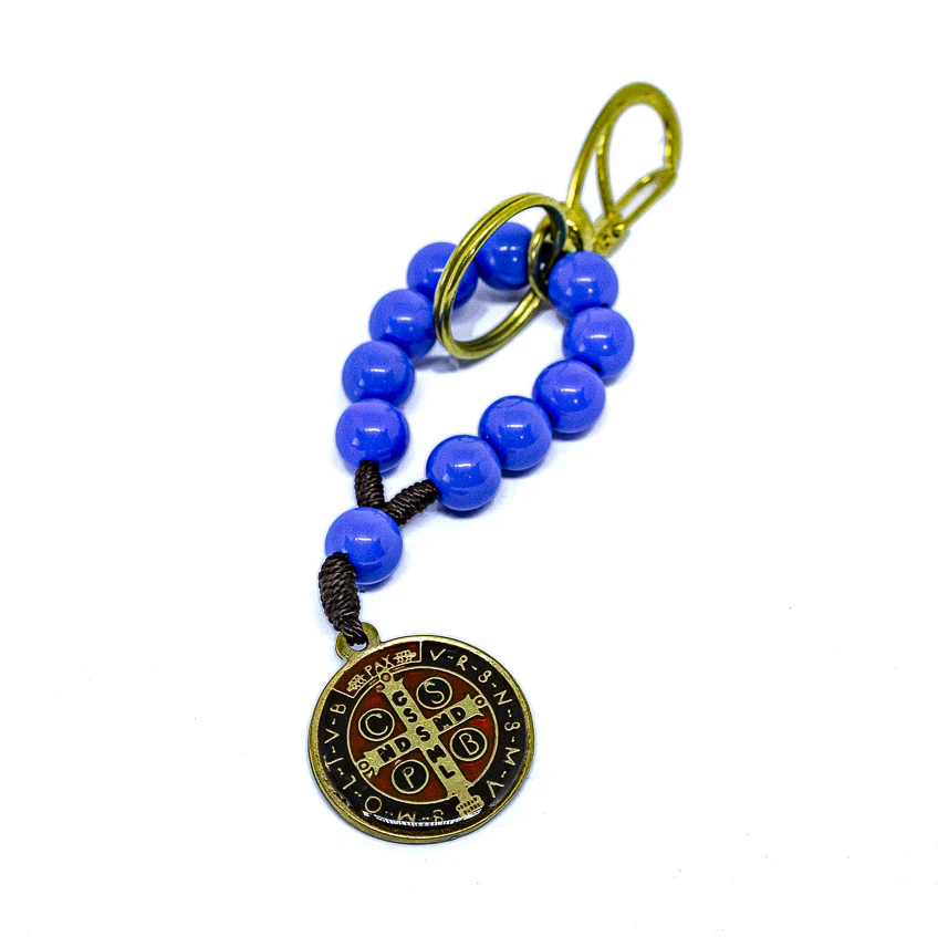 Chaveiro Dezena de São Bento Azul - Image 2