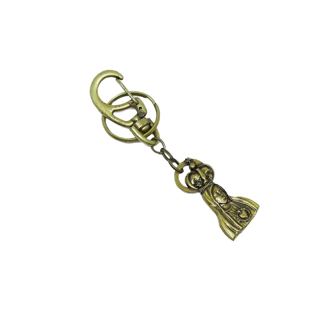 Chaveiro do Imaculado Coração de Maria - Ouro Velho - Image 2