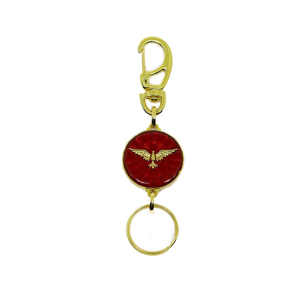 Chaveiro Espírito Santo - Resinado Vermelho
