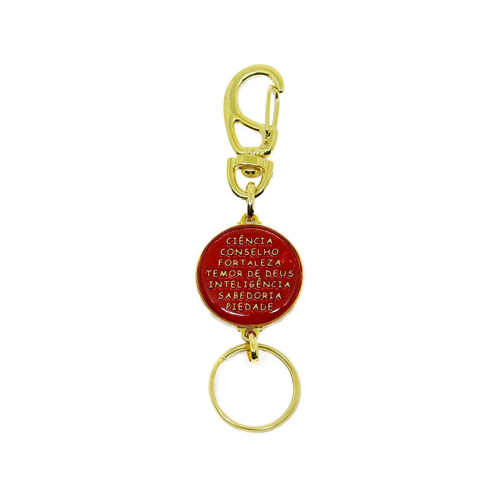 Chaveiro Espírito Santo - Resinado Vermelho - Image 3