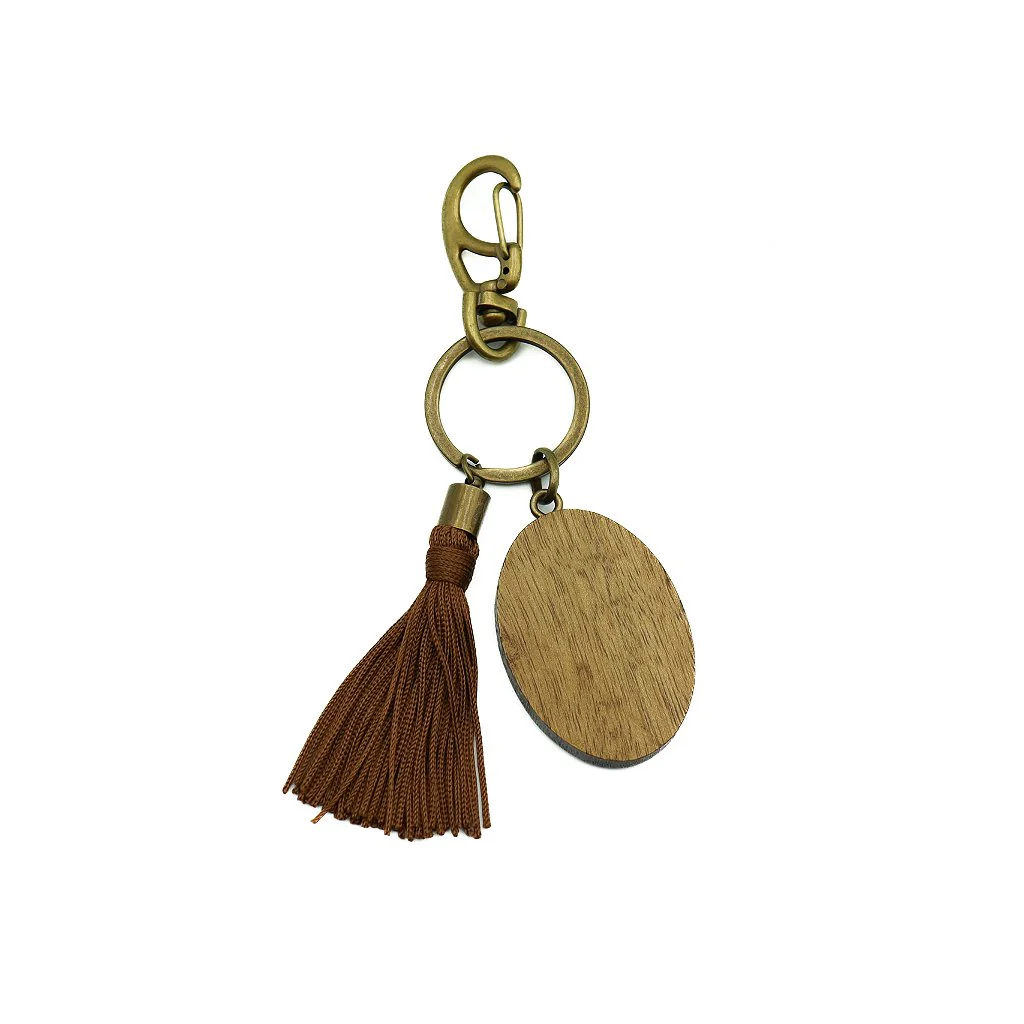 Chaveiro Oval Com Mosquetão - Nossa Senhora de Fátima - Image 2