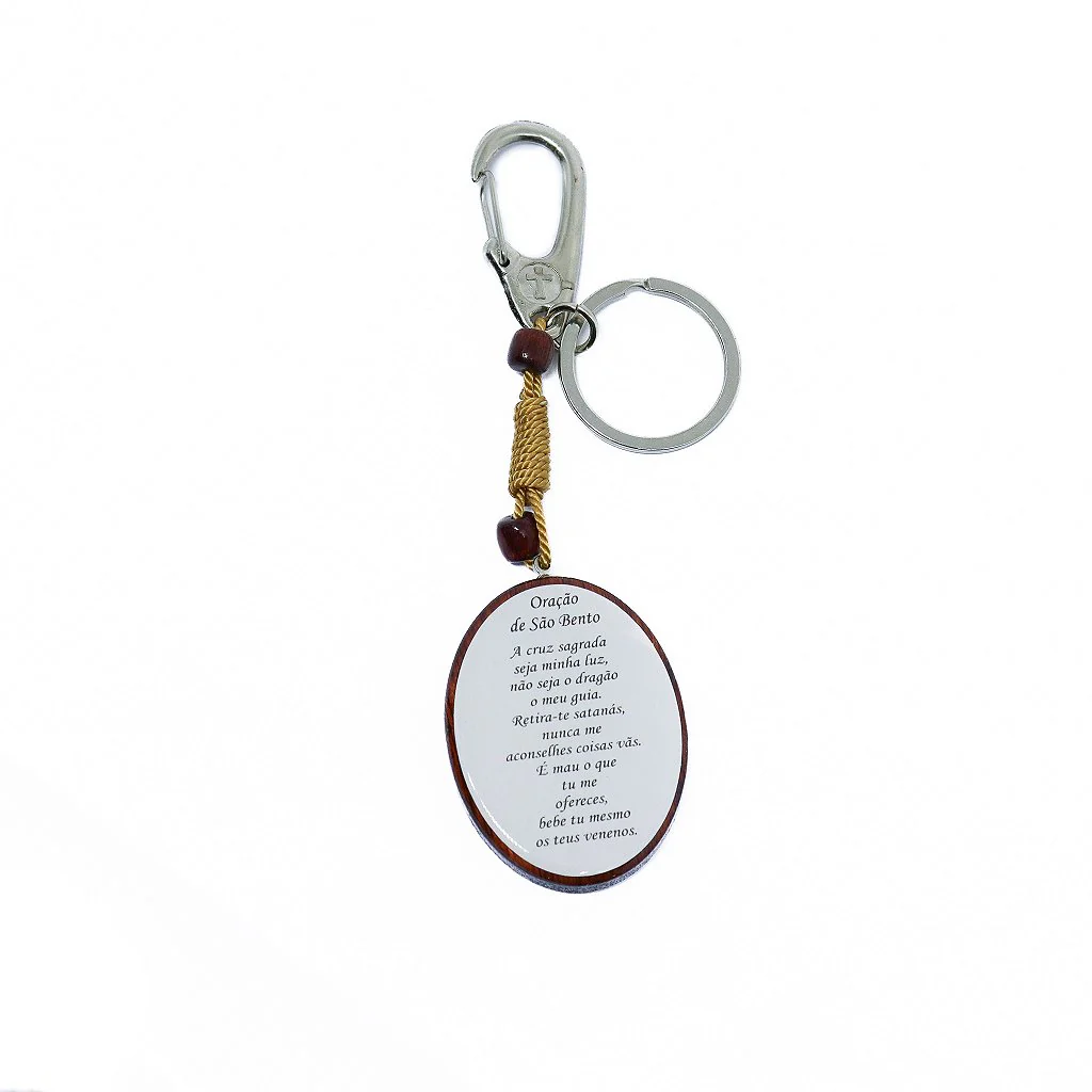 Chaveiro Oval Com Mosquetão - São Bento - Image 2