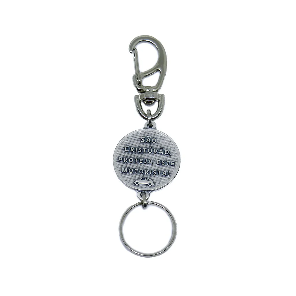Chaveiro São Cristóvão - Prata Velha - Image 3