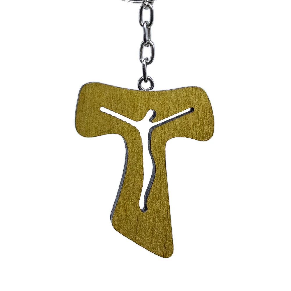 Chaveiro Tau Cristo Vazado - Image 3