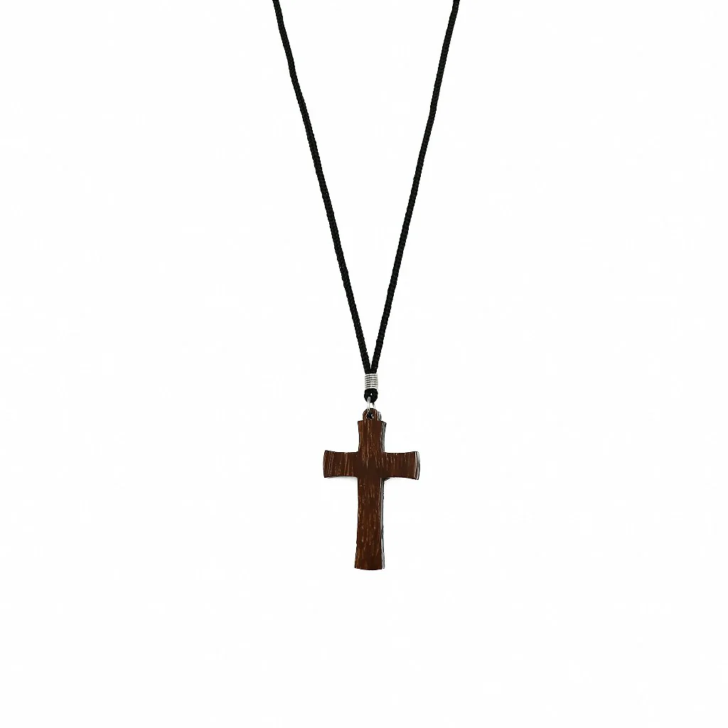Colar Crucifixo 6mm Mesclado com Cristo - Image 2