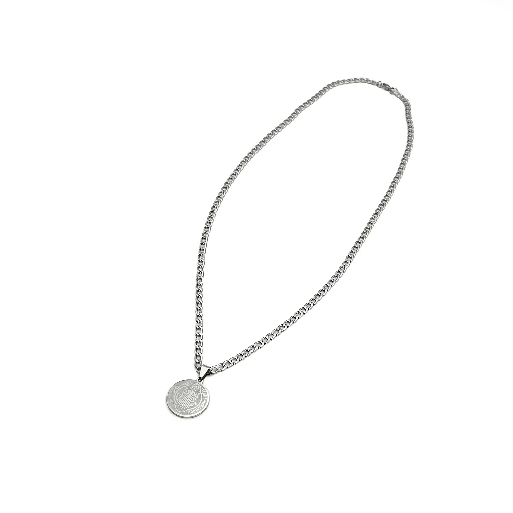 Colar Inox Medalha São Bento Gravada - Image 4
