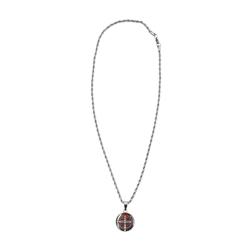 Colar Inox São Bento Resinado - Image 3