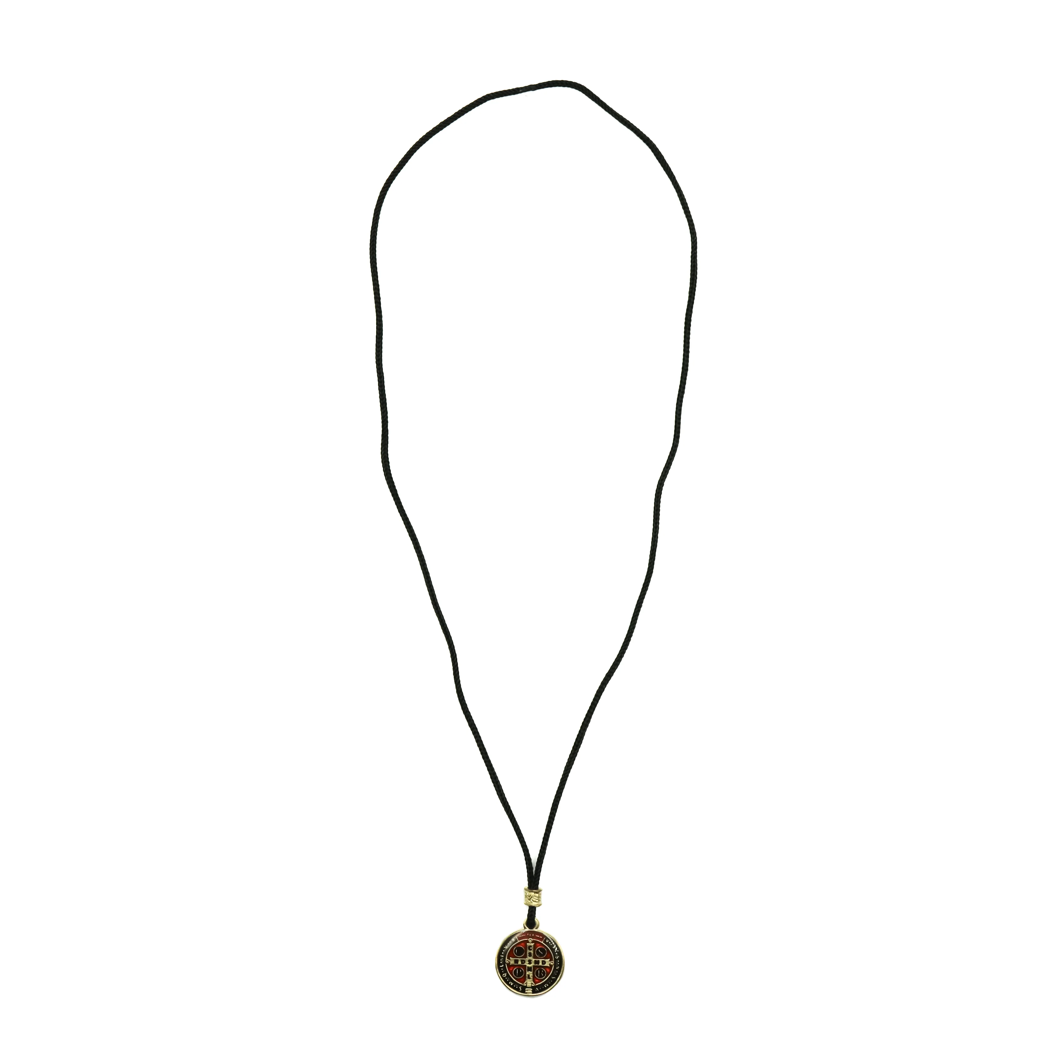 Cordão Com Medalha de São Bento Resinada Dourado - Image 5