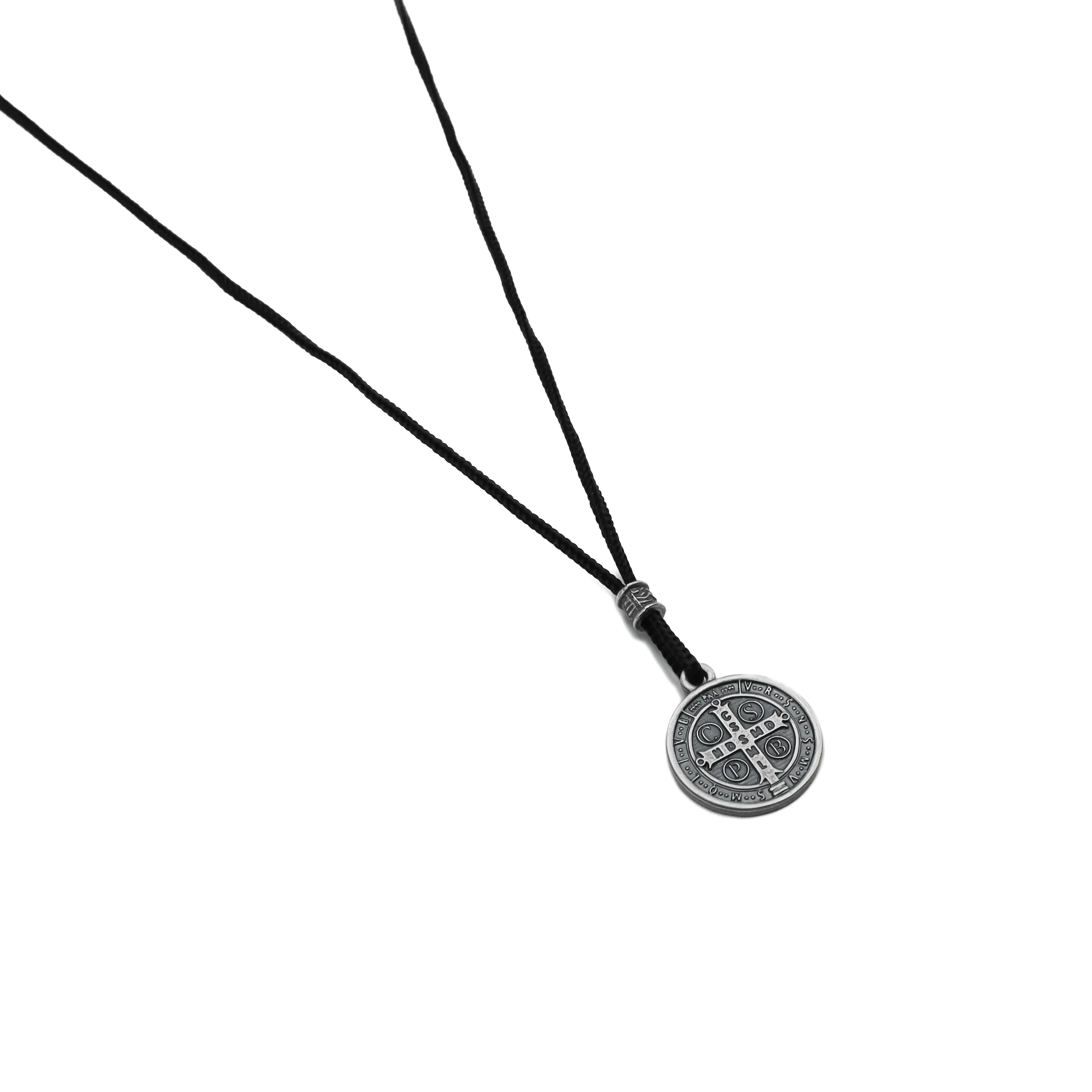 Cordão Medalha de São Bento Prata velha - Image 4