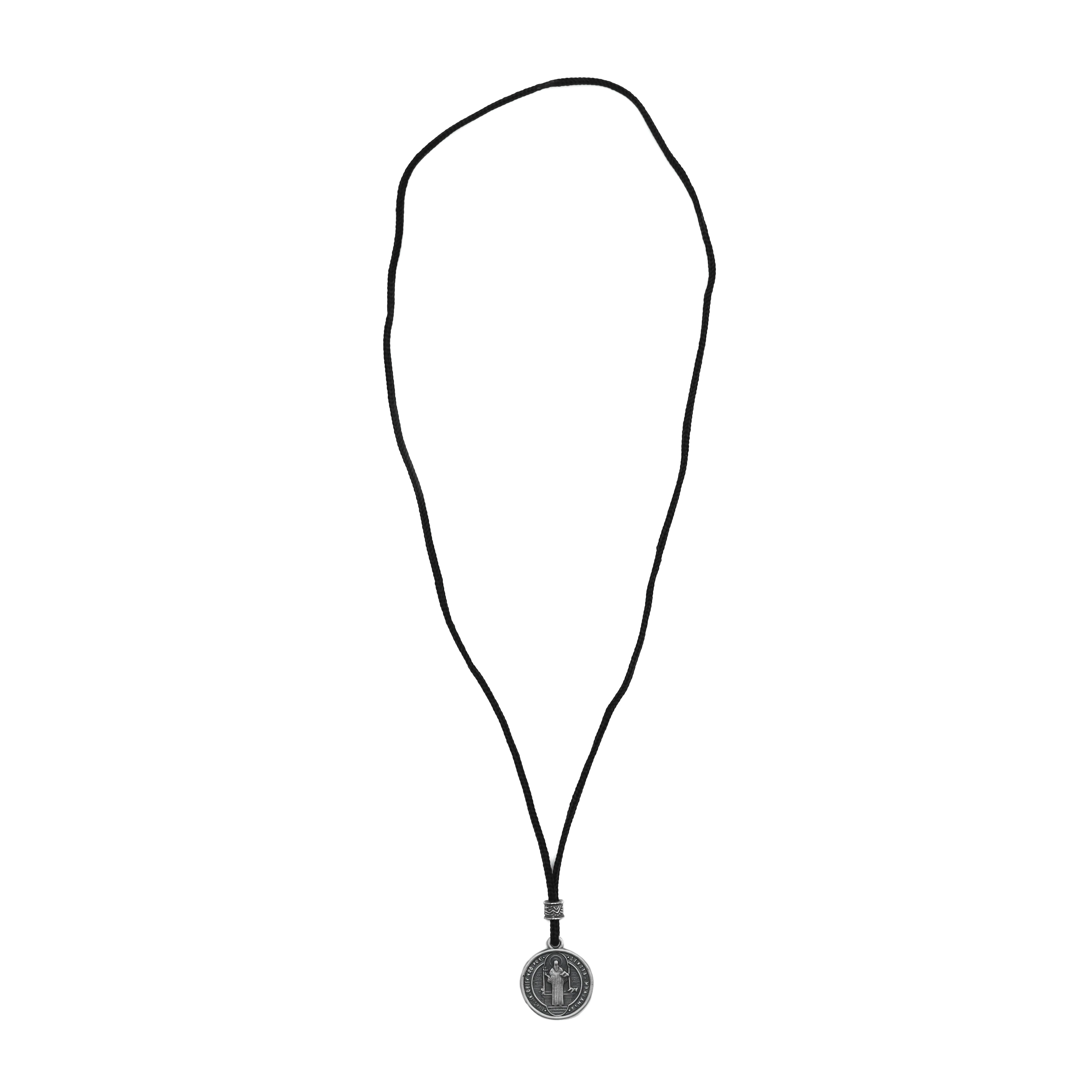 Cordão Medalha de São Bento Prata velha - Image 5