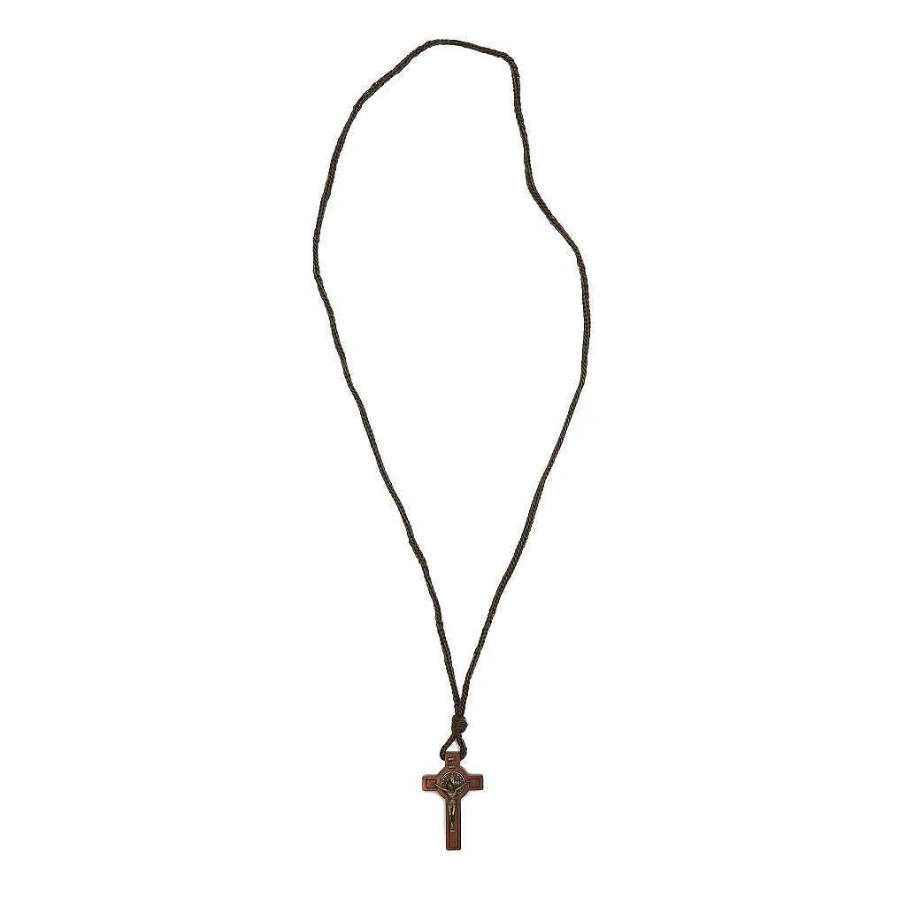 Cordão Crucifixo pequeno São Bento OV - Image 3
