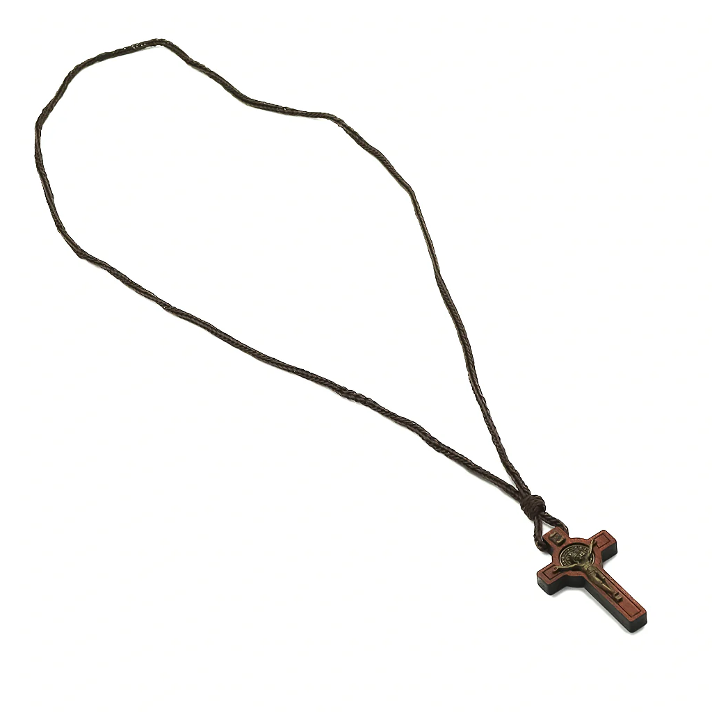 Cordão Crucifixo pequeno São Bento OV - Image 5