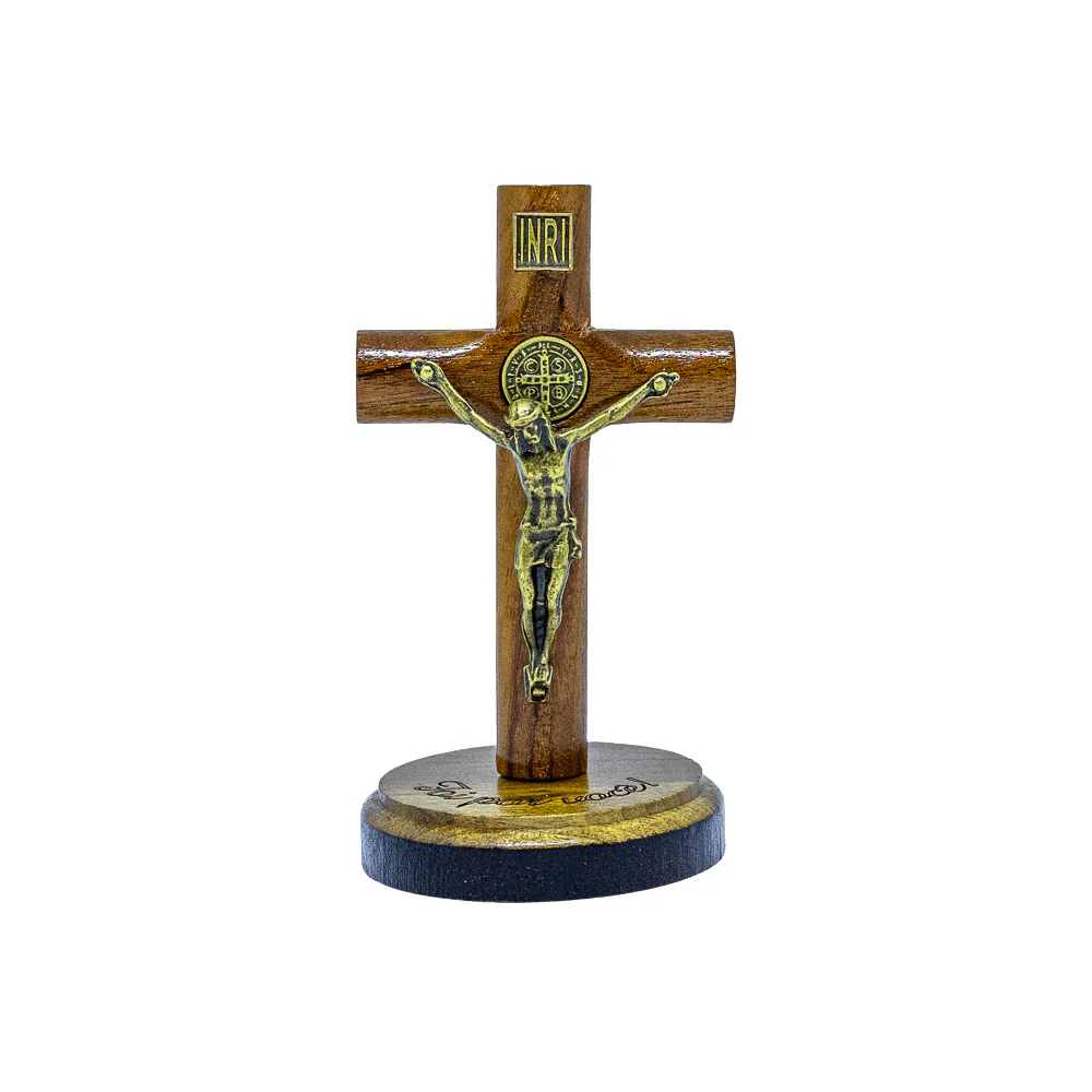 Cruz 7 cm - Pedestal Redondo