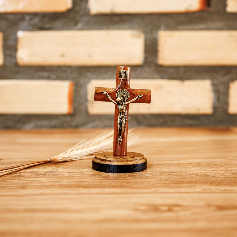 Cruz 7 cm - Pedestal Redondo - Image 4