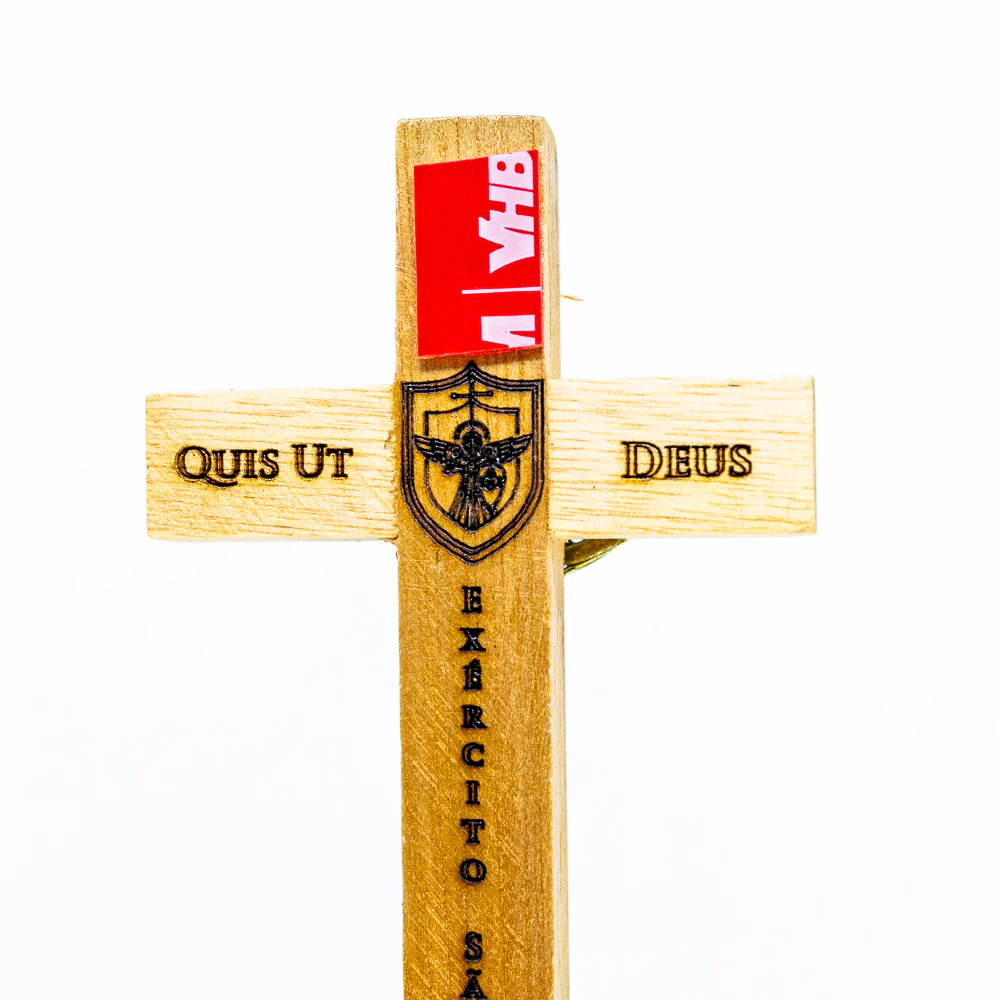 Cruz Adesiva Madeira 9cm - Exército de São Miguel - Image 4