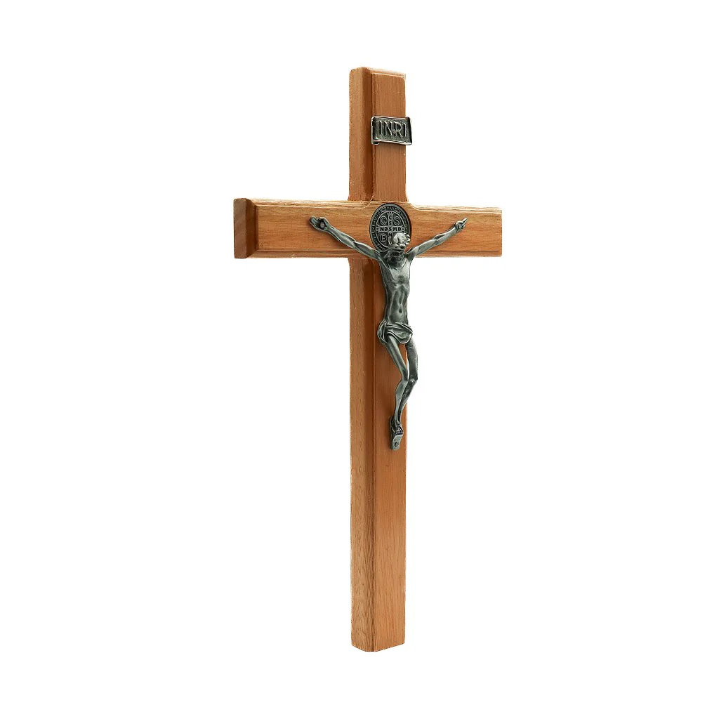 Cruz de Parede 36 cm - Prata Velha - Image 2
