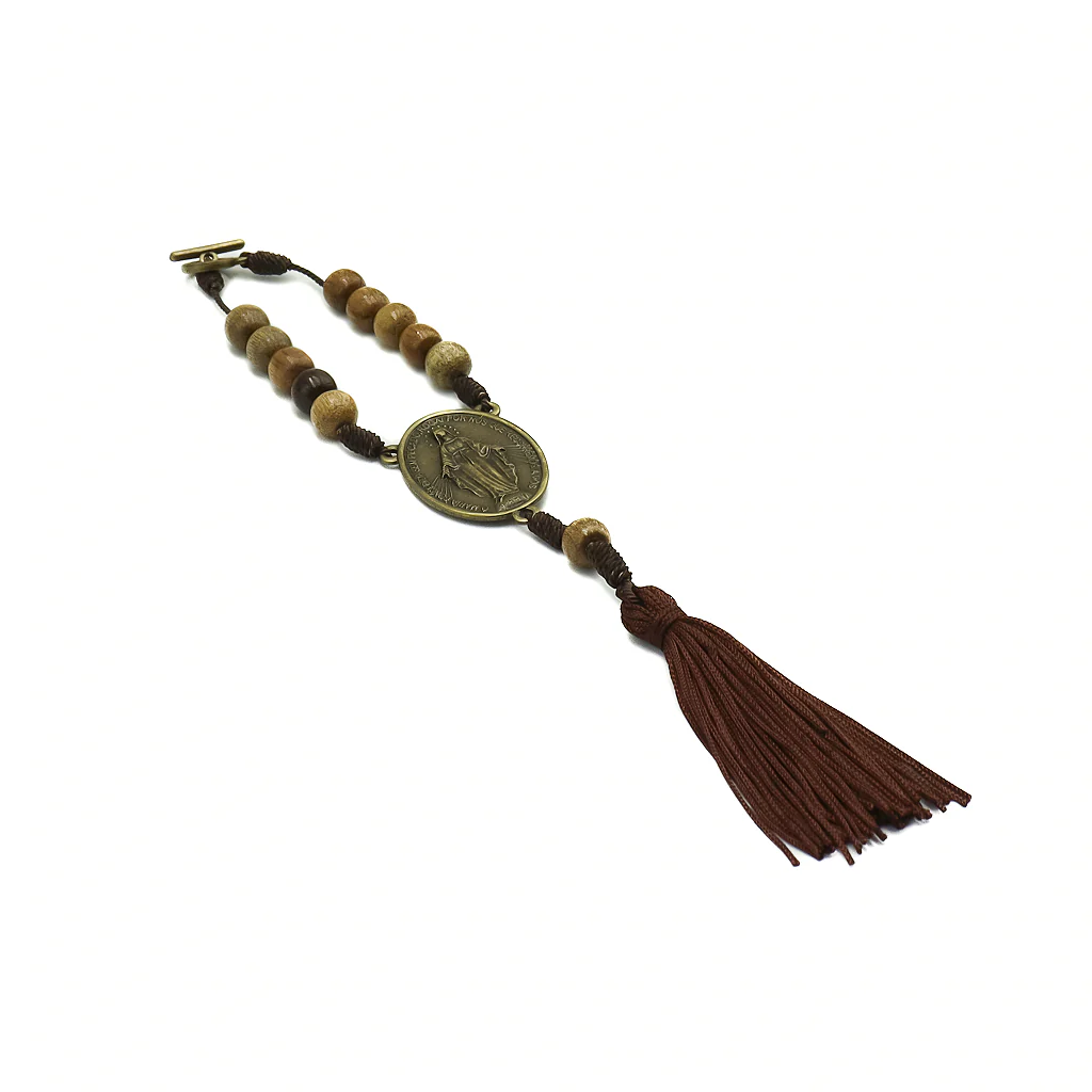 Dezena Carro Medalha Nossa Senhora das Graças - Ouro Velho - Image 5