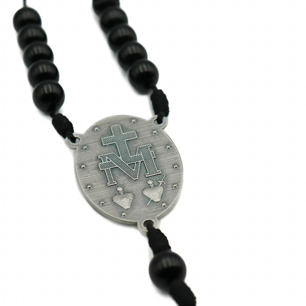 Dezena Carro Medalha Nossa Senhora das Graças - Prata Velha - Image 3