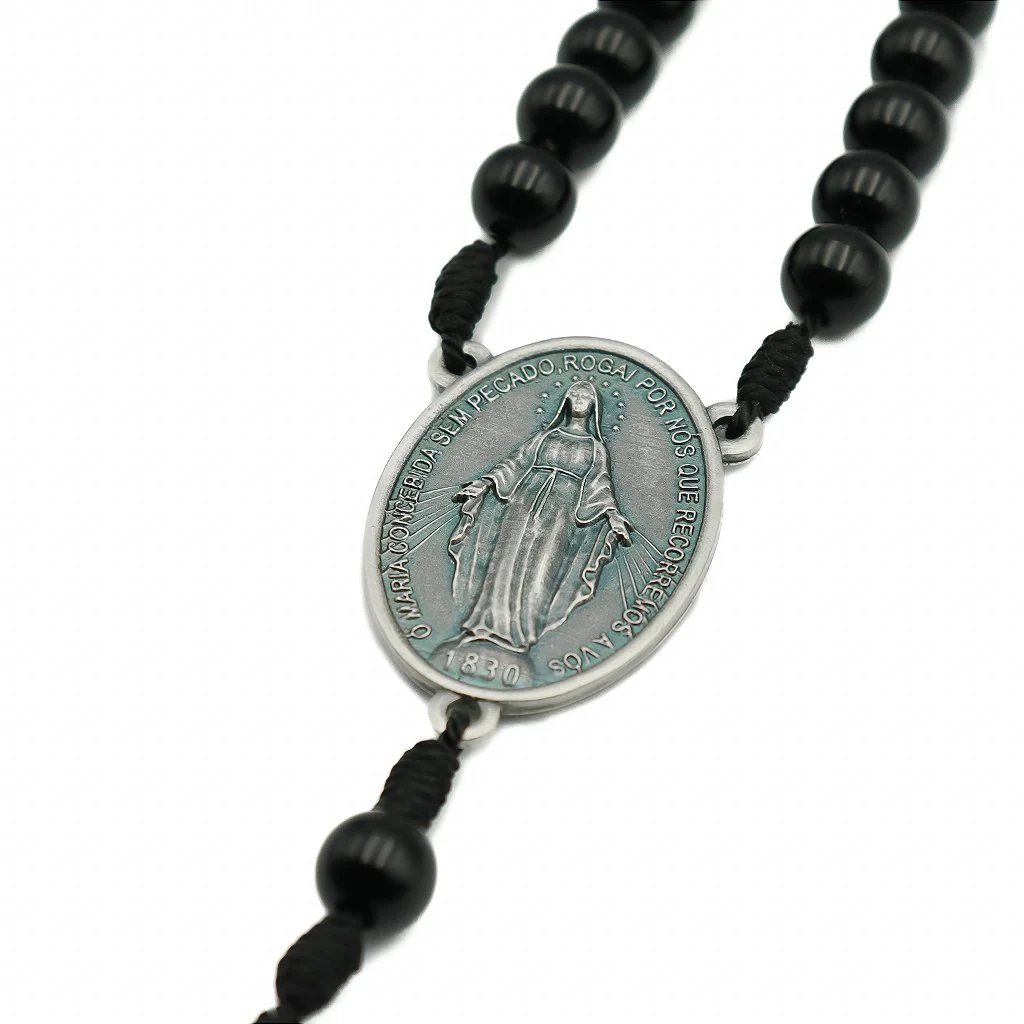 Dezena Carro Medalha Nossa Senhora das Graças - Prata Velha - Image 4