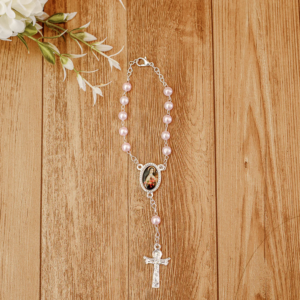 Dezena Carro Pérola Rosa Santa Teresinha - Image 3