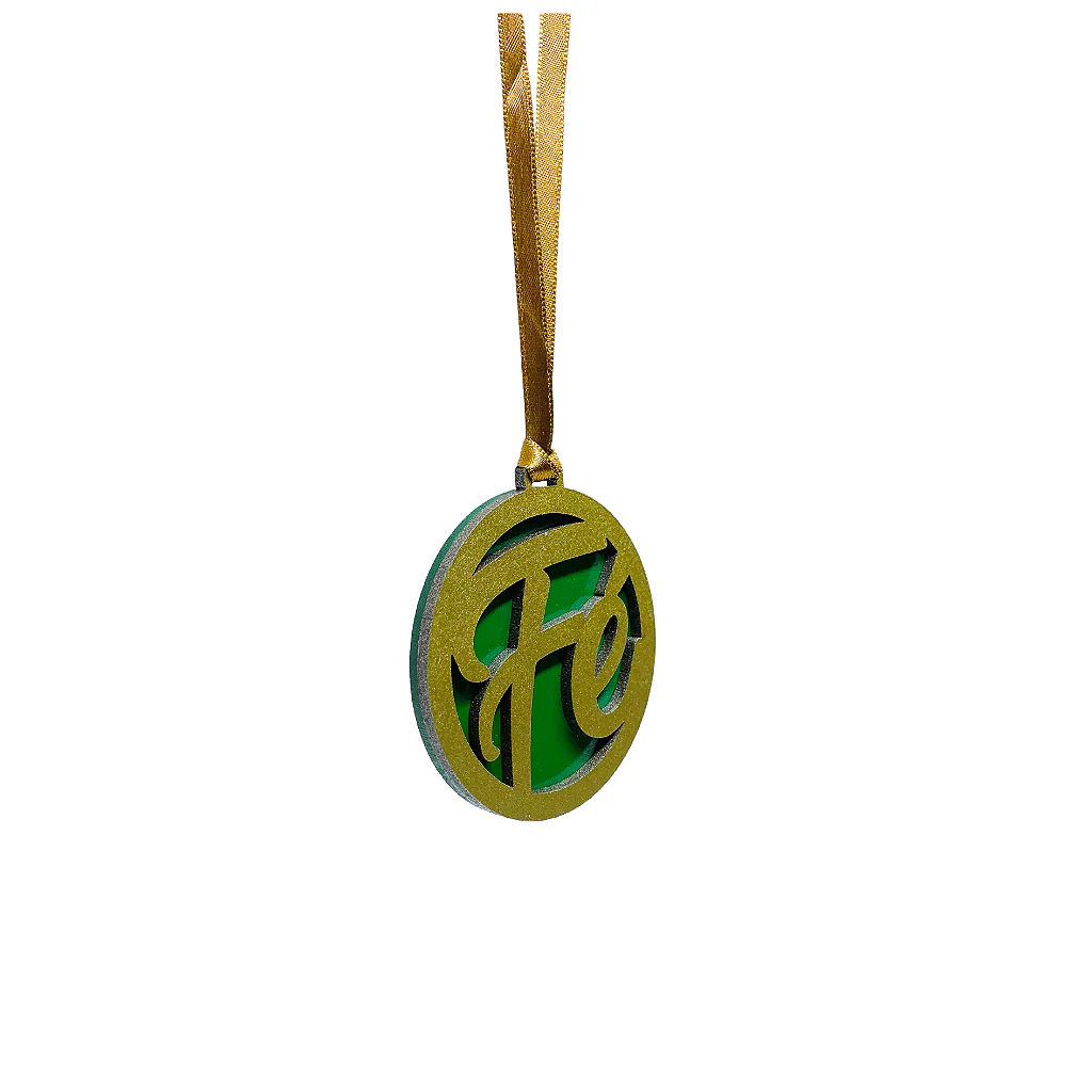 Enfeite de Natal MDF - Fé - Image 2