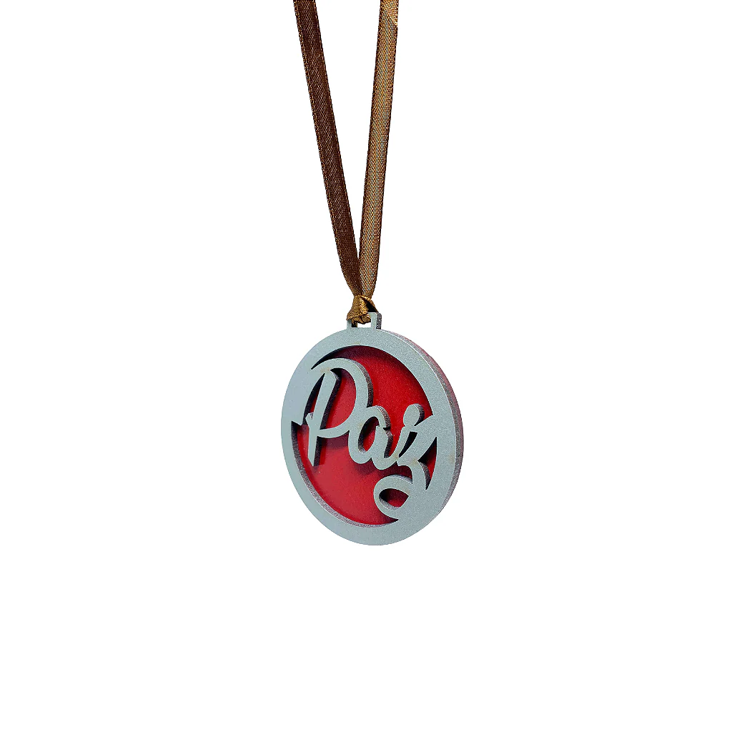 Enfeite de Natal MDF - Paz - Image 2