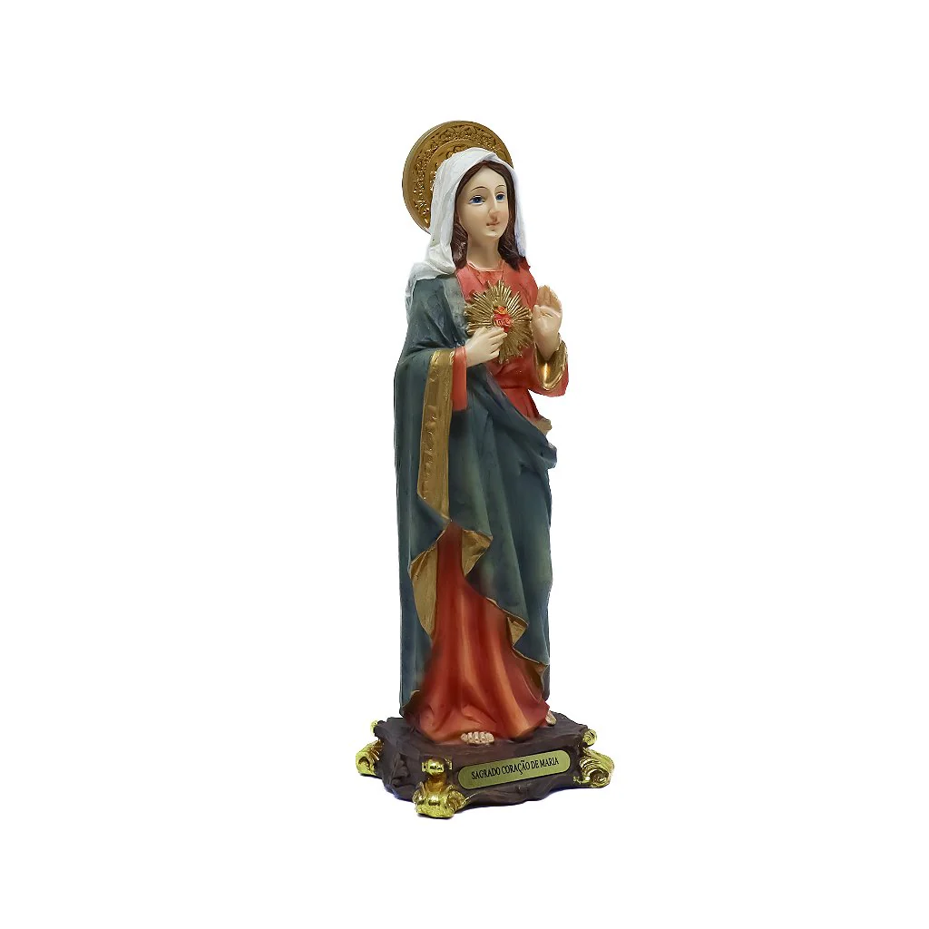 Imagem Imaculado Coração de Maria 21,5cm - Image 2