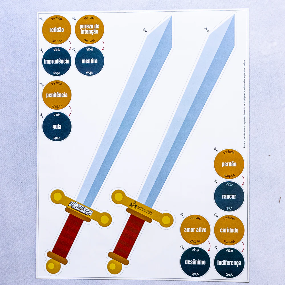 Kit Infantil com Escudo - Exército Mirim de São Miguel - Hesed - Image 3