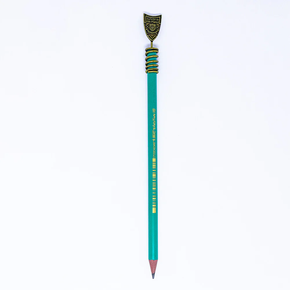 Lápis Com Ponteira Metal - Brasão Distintivo Exército de São Miguel - Image 4