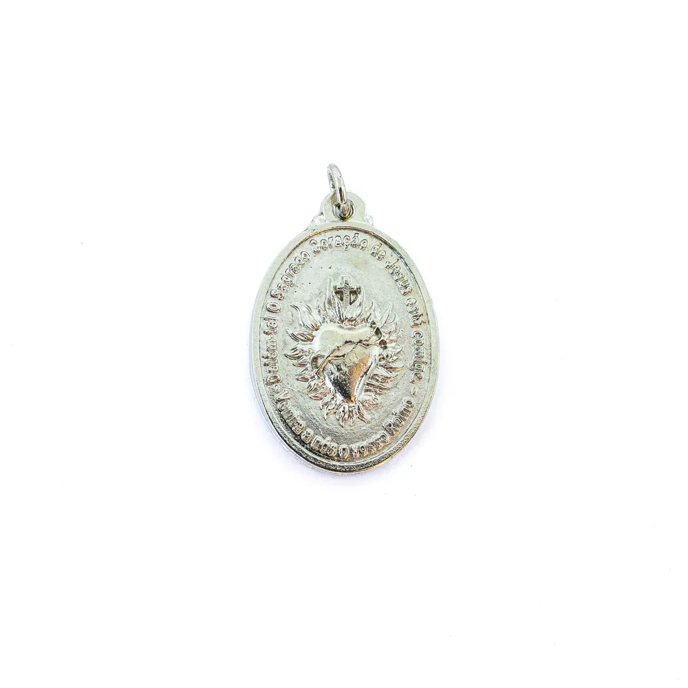 Medalha 25mm Detem-te Sagrado Coração de Jesus - Hesed - Image 3