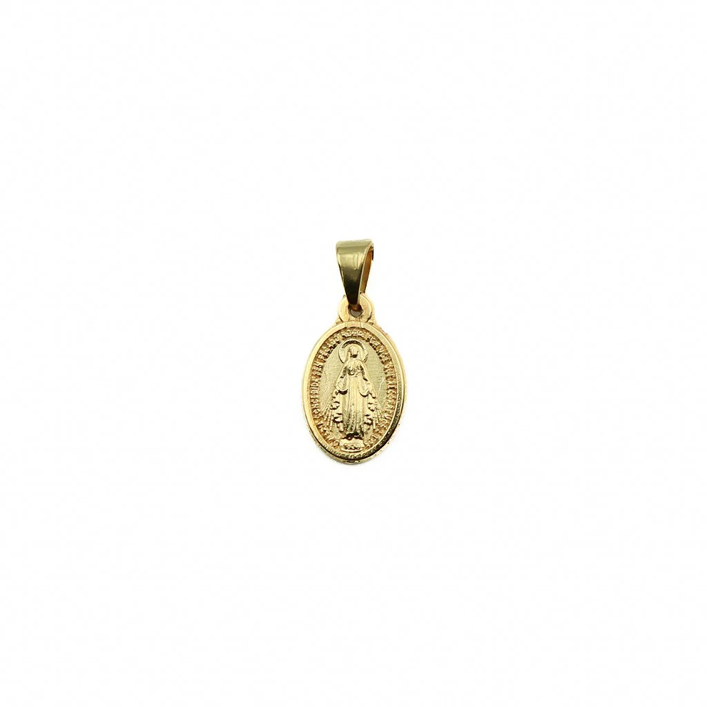 Medalha de Nossa Senhora das Graças 13mm Dourada